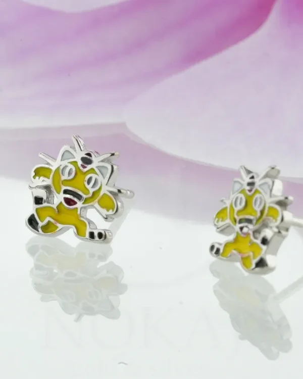 SREBRNE DJEČJE NAUŠNICE - STILIZIRANI MOTIV (S260331-133234)