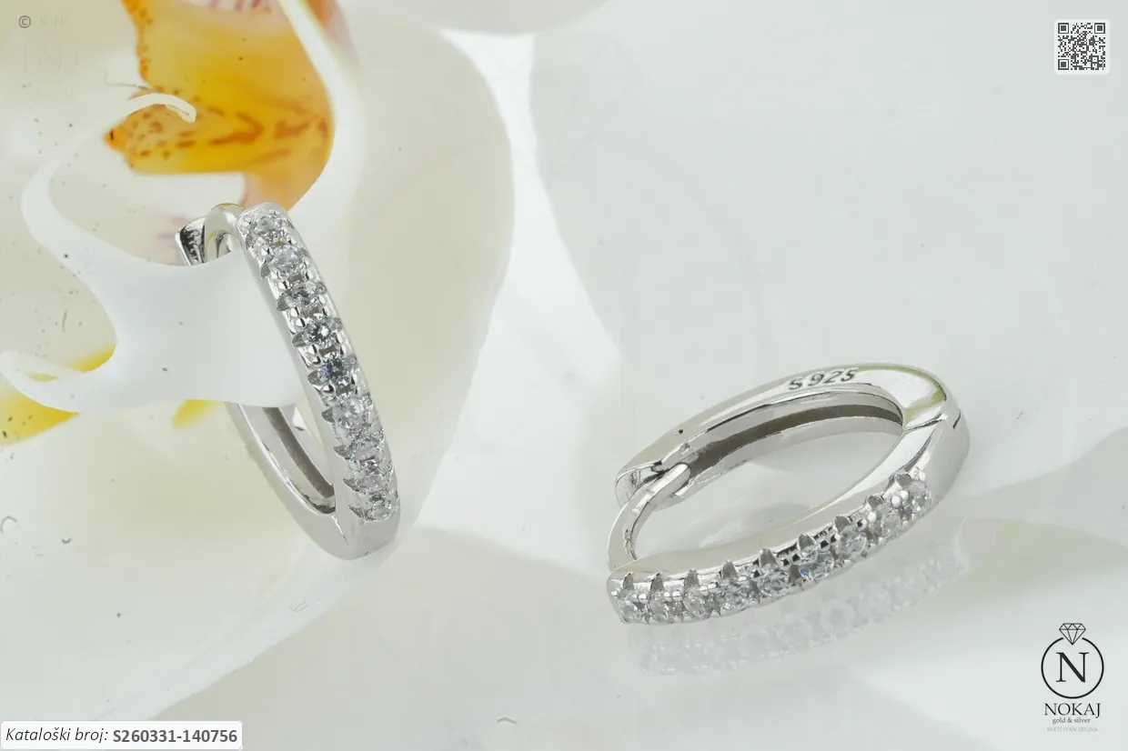 SREBRNE NAUŠNICE S CIRKONIMA (S260331-140756)