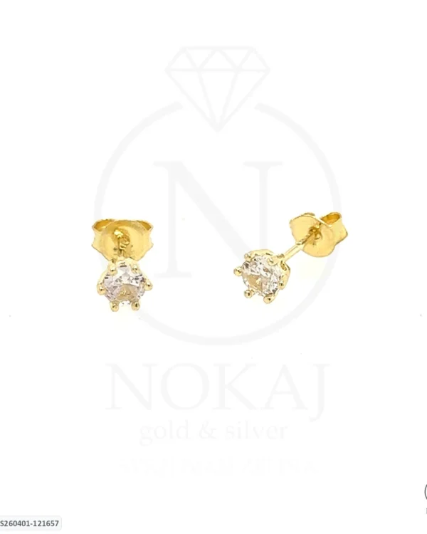 SREBRNE NAUŠNICE S CIRKONOM (S260401-121657)