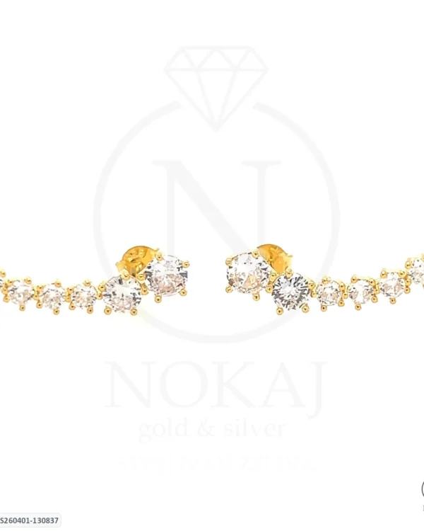 SREBRNE NAUŠNICE S CIRKONIMA (S260401-130837)