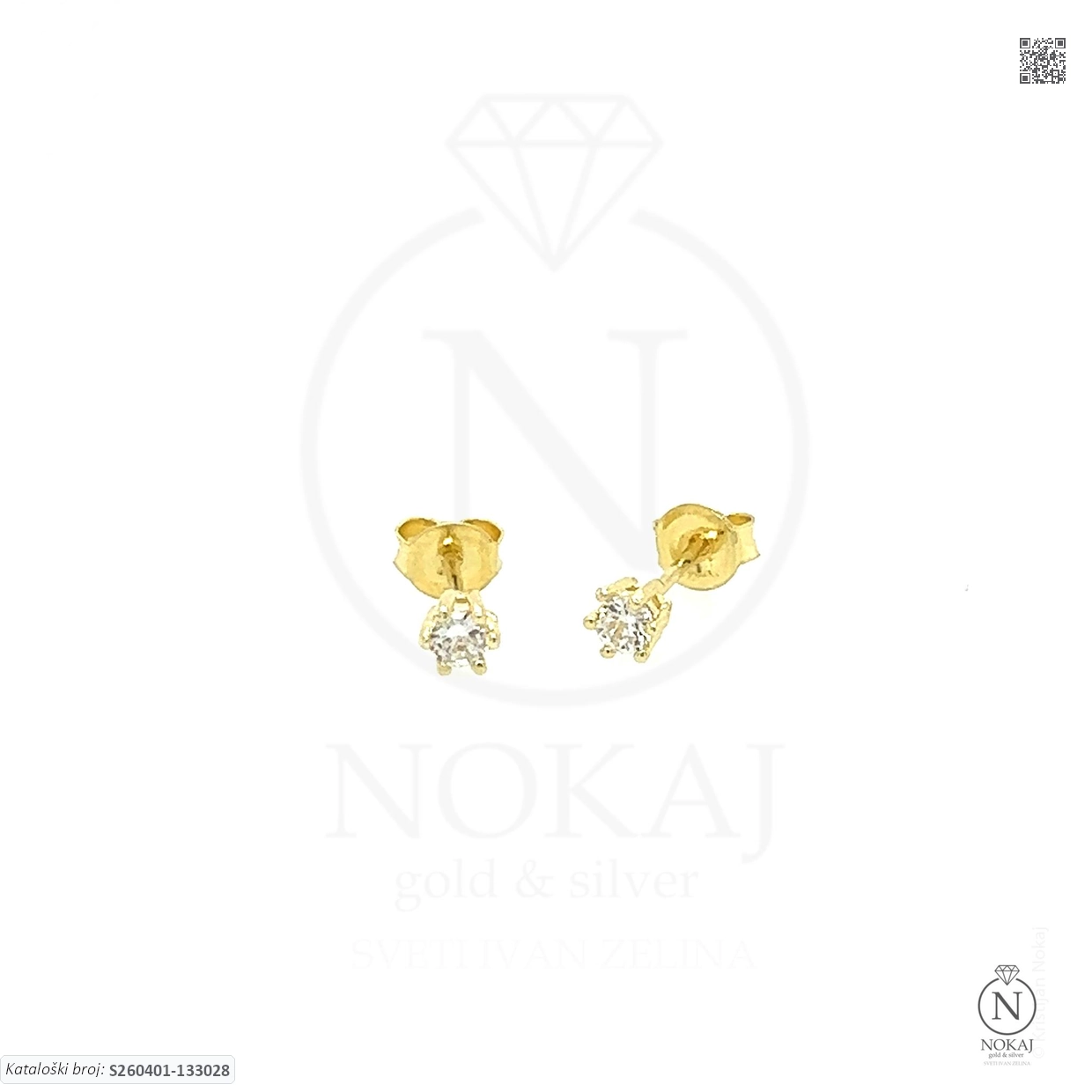 SREBRNE NAUŠNICE S CIRKONOM (S260401-133028)
