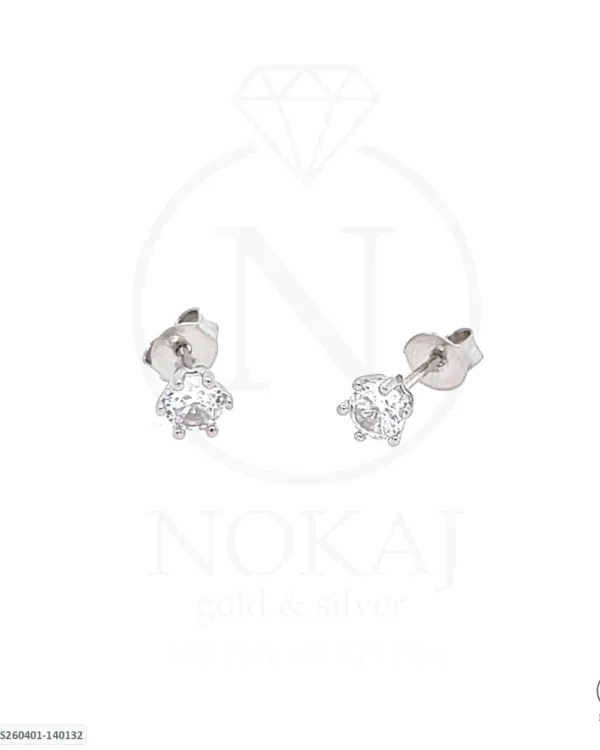 SREBRNE NAUŠNICE S CIRKONOM (S260401-140132)