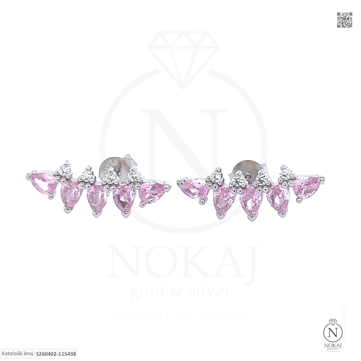 SREBRNE NAUŠNICE S CIRKONIMA (S260402-115438)