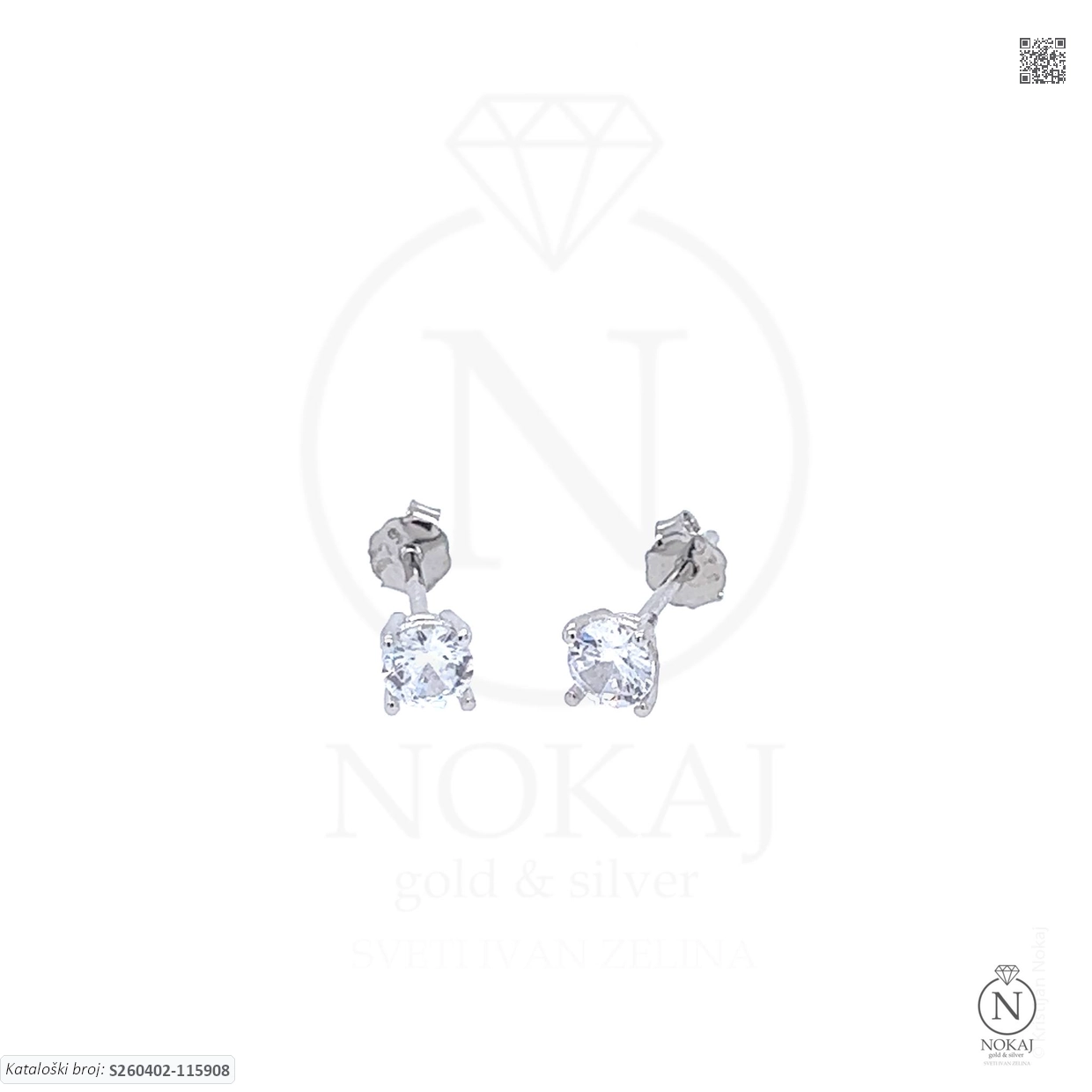 SREBRNE NAUŠNICE S CIRKONIMA (S260402-115908)