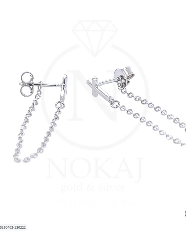 SREBRNE NAUŠNICE - KRIŽ (S260402-120222)