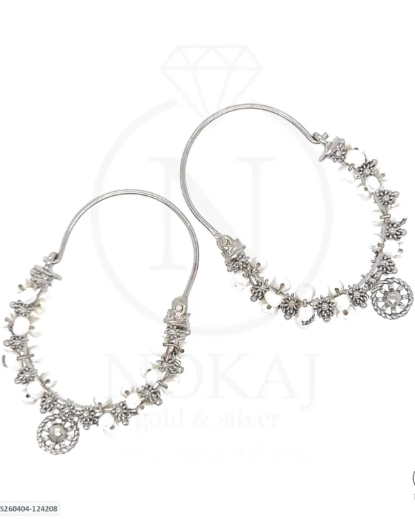 SREBRNE NAUŠNICE S BISERIMA - HRVATSKI TRADICIJSKI NAKIT (S260404-124208)