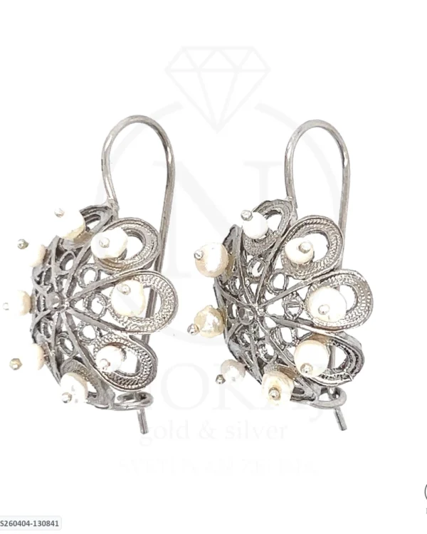 SREBRNE NAUŠNICE S BISERIMA - HRVATSKI TRADICIJSKI NAKIT (S260404-130841)