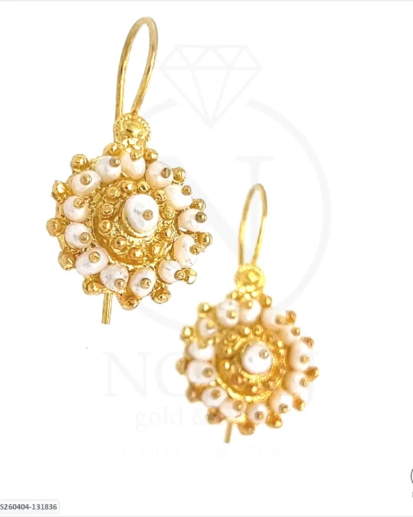 SREBRNE NAUŠNICE S BISERIMA - HRVATSKI TRADICIJSKI NAKIT (S260404-131836)