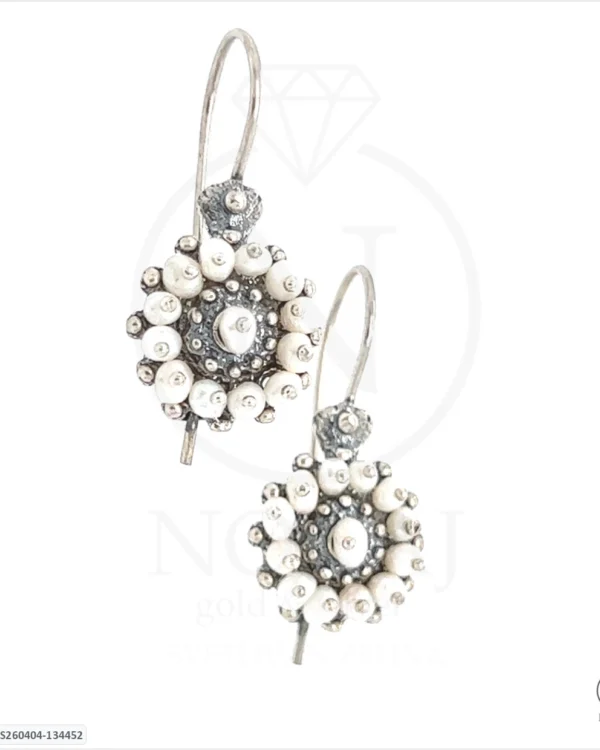 SREBRNE NAUŠNICE S BISERIMA - HRVATSKI TRADICIJSKI NAKIT (S260404-134452)