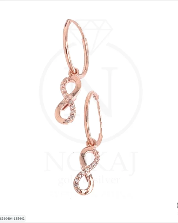 SREBRNE NAUŠNICE S CIRKONIMA - BESKONAČNOST (S260404-135442)