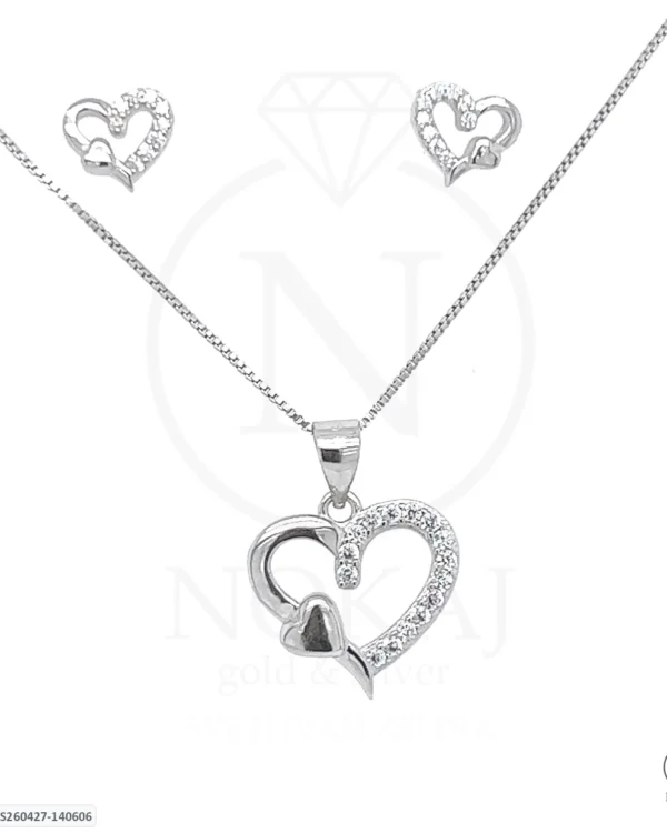 SREBRNI KOMPLET S CIRKONIMA - SRCE (S260427-140606)