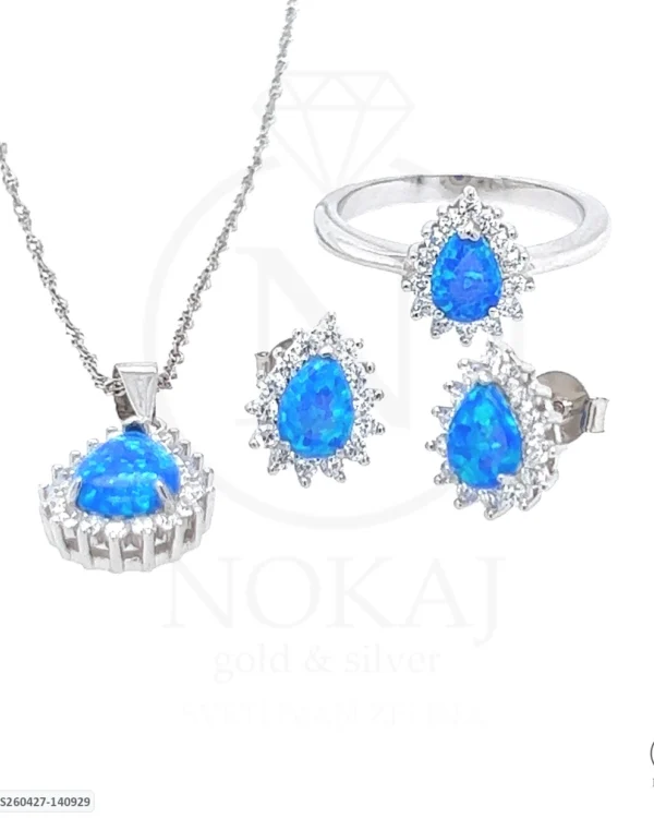 SREBRNI KOMPLET S OPALIMA - OPAL (S260427-140929)
