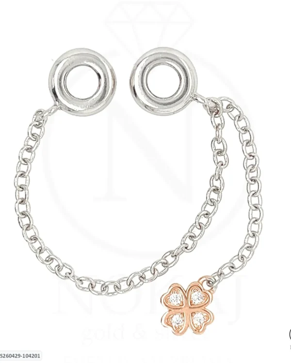 SREBRNI PRIVJESAK S CIRKONIMA - DJETELINA (S260429-104201)