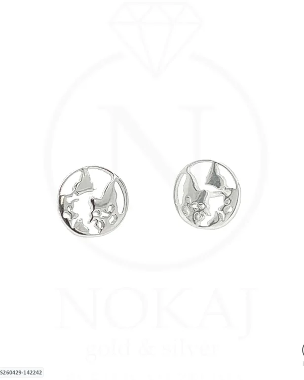 SREBRNE NAUŠNICE S CIRKONOM - SVIJET (S260429-142242)