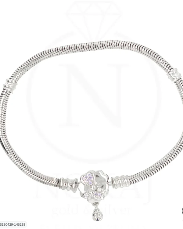 SREBRNA NARUKVICA S CIRKONIMA - DJETELINA (S260429-143255)