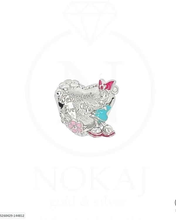 SREBRNI PRIVJESAK S CIRKONIMA - STILIZIRANI MOTIV (S260429-144812)