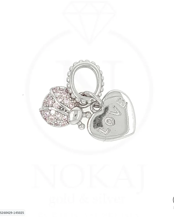 SREBRNI PRIVJESAK S CIRKONIMA - SRCE (S260429-145025)