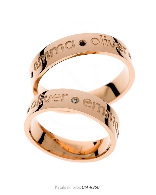 VJENČANO PRSTENJE – DISKRETAN IZRAZ VJERNOSTI (S DIJAMANTIMA)