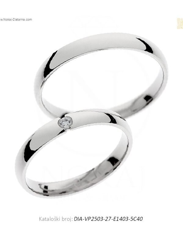 VJENČANO PRSTENJE – SUVREMENI KLASIK S DIJAMANTOM