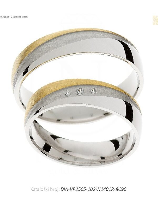 VJENČANO PRSTENJE – MINIMALIZAM U SNAŽNOM SIMBOLU S DIJAMANTOM