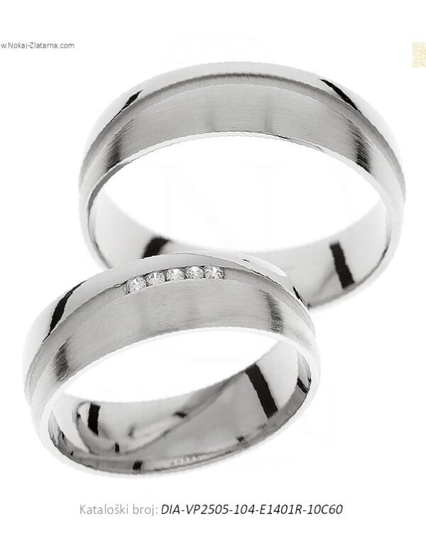 VJENČANO PRSTENJE – SUZDRŽANO, ALI ELEGANTNO (S DIJAMANTIMA)