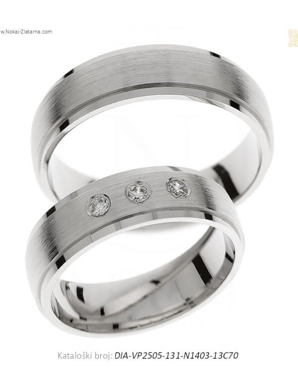 VJENČANO PRSTENJE – DISKRETNA ELEGANCIJA (S DIJAMANTIMA)