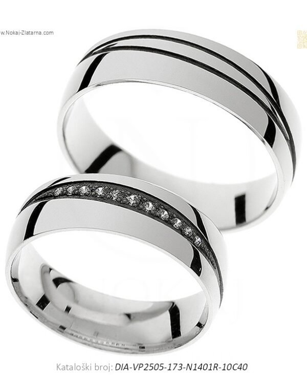 VJENČANO PRSTENJE – SIMBOL TRAJNE LJUBAVI (S DIJAMANTIMA)