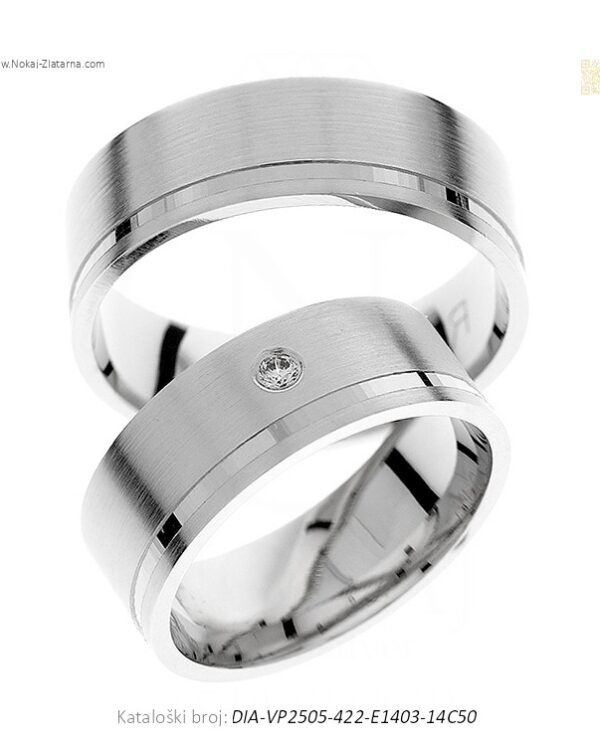 VJENČANO PRSTENJE – DISKRETNA, A UPEČATLJIVA SIMBOLIKA (S DIJAMANTOM)