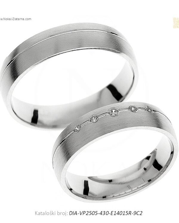 VJENČANO PRSTENJE – PROFINJENA NENAMETLJIVOST (S DIJAMANTIMA)