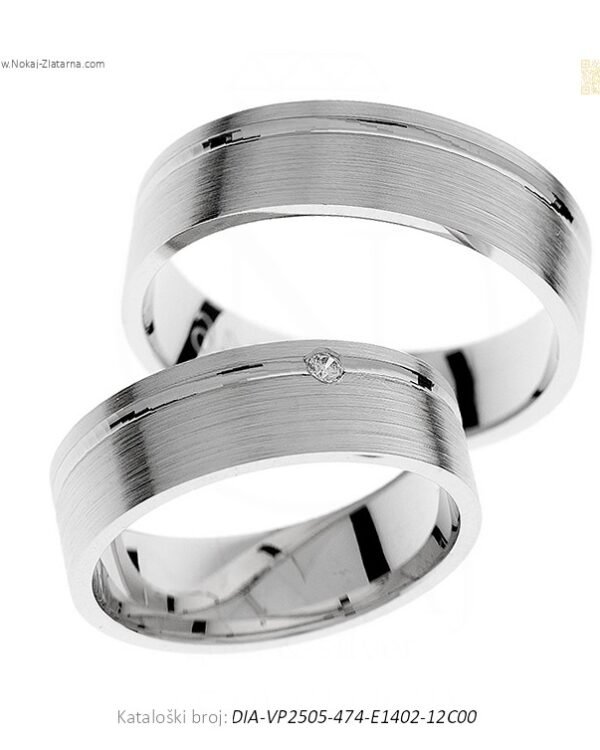 VJENČANO PRSTENJE – IDEALNA RAVNOTEŽA FORME I UDOBNOSTI (S DIJAMANTOM)