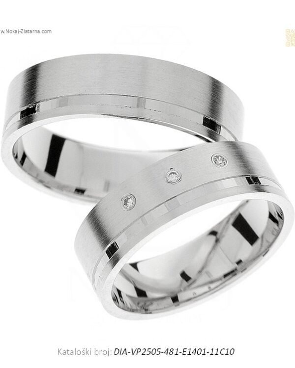 VJENČANO PRSTENJE – MODERAN I ODMJEREN STIL (S DIJAMANTIMA)