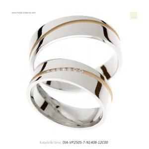 VJENČANO PRSTENJE – DISKRETNA ELEGANCIJA (S DIJAMANTIMA)