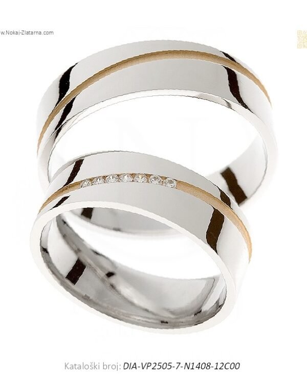 VJENČANO PRSTENJE – DISKRETNA ELEGANCIJA (S DIJAMANTIMA)