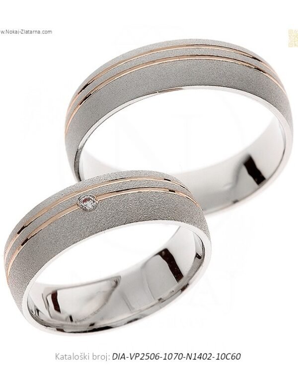 VJENČANO PRSTENJE – NAGLASAK NA VJEČNOJ POVEZANOSTI (S DIJAMANTIMA)