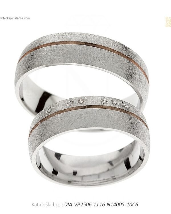 VJENČANO PRSTENJE – KLASIČAN DETALJ S MODERNOM AROMOM (S DIJAMANTIMA)