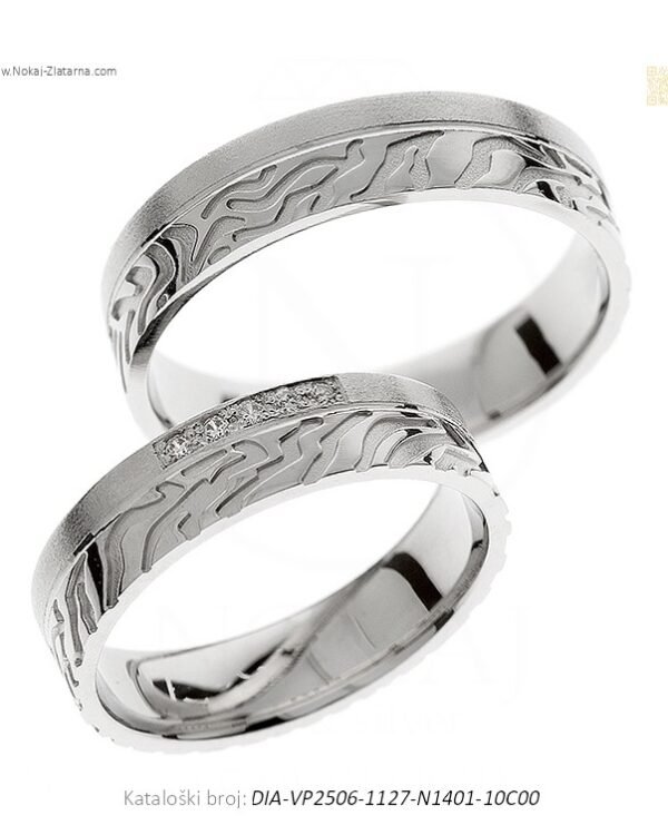 VJENČANO PRSTENJE – DISKRETNA ELEGANCIJA (S DIJAMANTIMA)