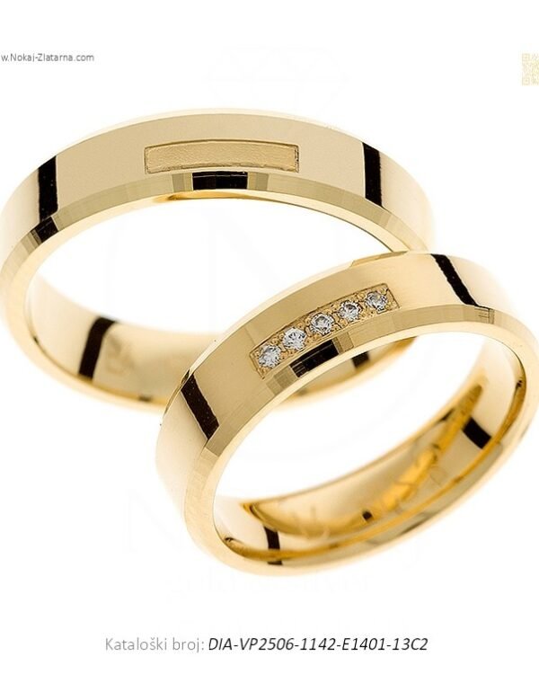 VJENČANO PRSTENJE – SUZDRŽANO, ALI ELEGANTNO (S DIJAMANTIMA)