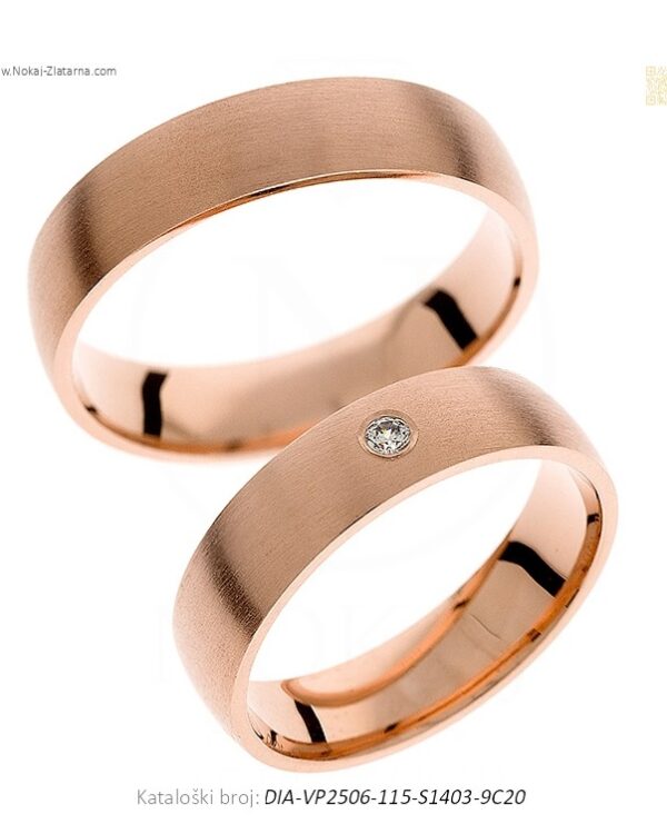 VJENČANO PRSTENJE SOLOLINIJA – NENAGLAŠENO, A OPET TAKO UPEČATLJIVO (S DIJAMANTOM)