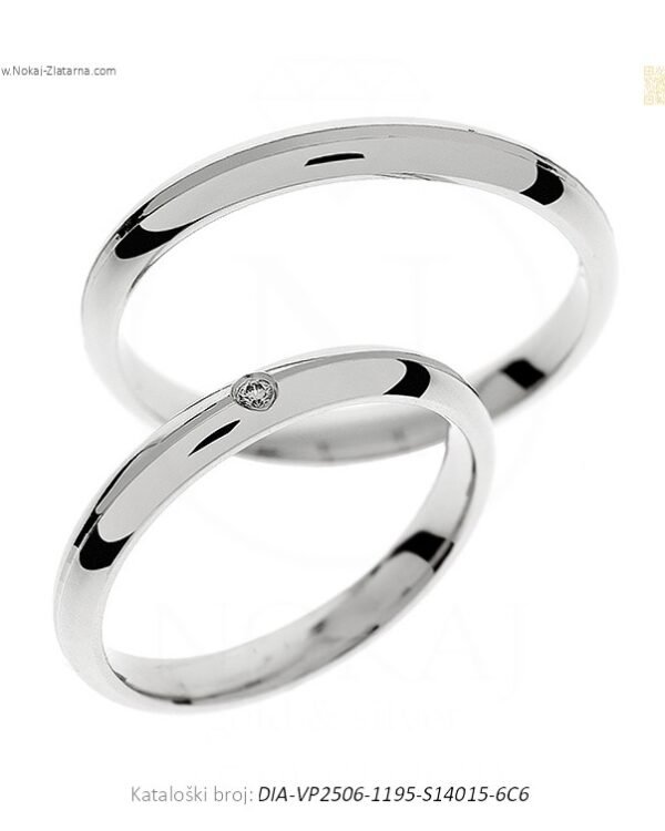 VJENČANO PRSTENJE SOLOLINIJA – KADA MINIMALIZAM POSTAJE SIMBOL VEZE (S DIJAMANTOM)