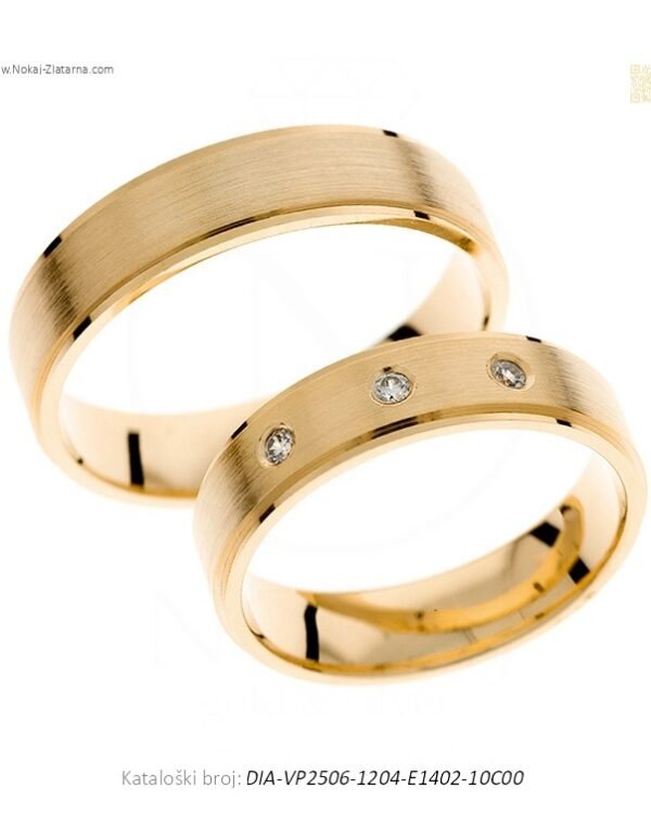 VJENČANO PRSTENJE – JEDNOSTAVNA LJEPOTA ZA KOMPLEKSNU EMOCIJU (S DIJAMANTIMA)