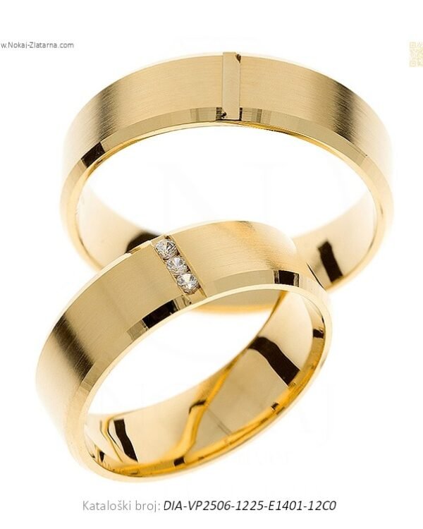 VJENČANO PRSTENJE – SUŠTINA STILA BEZ VIŠKA (S DIJAMANTIMA)