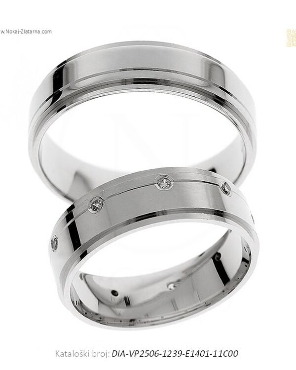 VJENČANO PRSTENJE – LIJEPA JEDNOSTAVNOST BEZ VIŠKA (S DIJAMANTIMA)