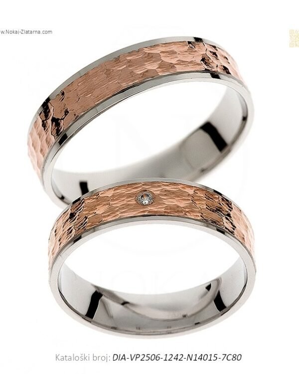 VJENČANO PRSTENJE – SVJEDOK VAŠE LJUBAVI (S DIJAMANTOM)