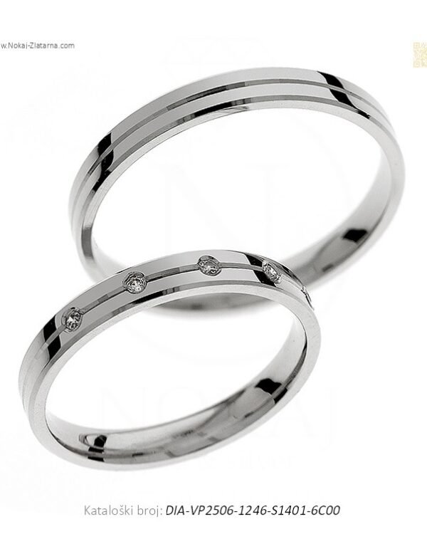 VJENČANO PRSTENJE SOLOLINIJA – JEDINSTVENA LINIJA ZA JEDINSTVENU LJUBAV (S DIJAMANTIMA)