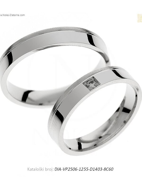 VJENČANO PRSTENJE DUOHARMONIJA – DIZAJN U DIJALOGU (S DIJAMANTOM)