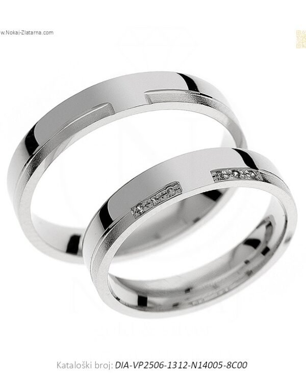 VJENČANO PRSTENJE – KLASIČAN DETALJ S MODERNOM AROMOM (S DIJAMANTIMA)