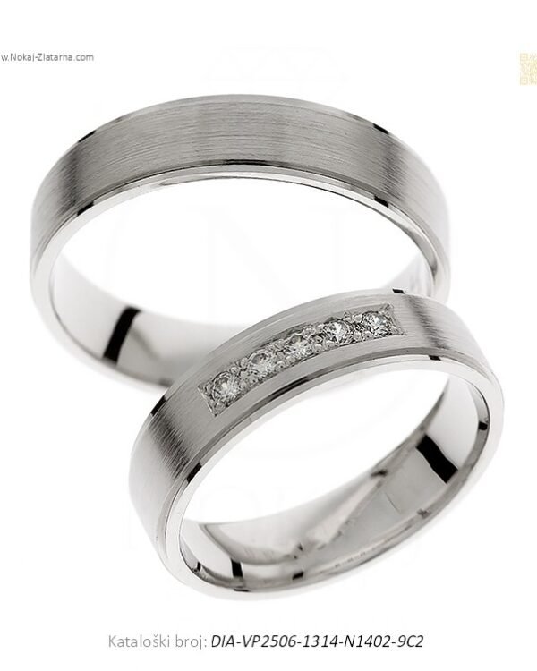VJENČANO PRSTENJE – PROFINJENA ESTETIKA (S DIJAMANTIMA)
