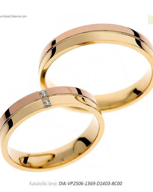 VJENČANO PRSTENJE DUOHARMONIJA – HARMONIJA BEZ GRANICA (S DIJAMANTIMA)