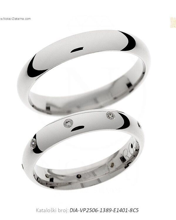 VJENČANO PRSTENJE – SUŠTINA STILA BEZ VIŠKA (S DIJAMANTIMA)