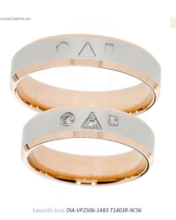 VJENČANO PRSTENJE TRIO – TROJEDINI DUH SAVRŠEN ZA VAŠU LJUBAVNU PRIČU (S DIJAMANTIMA)